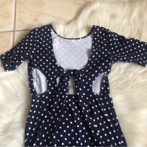 ASOS Petite Tea Dress with Tie Back - Picture 2 of 6